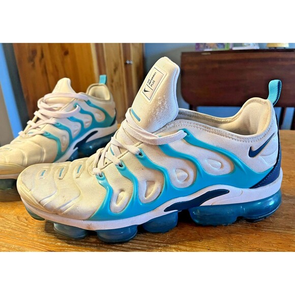 Nike Air Vapormax Plus White Blue Force Fury 924453-104 Size 12 Men\'s main image 12